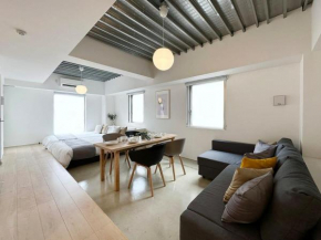 bHOTEL Arts Dobashi - New Studio Apt in the City Center for 6Ppl